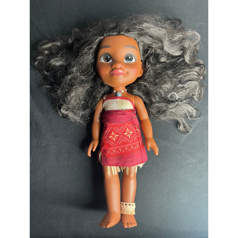 Disney Moana Toddler Doll 15 inch Poseable Princess Figure with Voyager Outfit